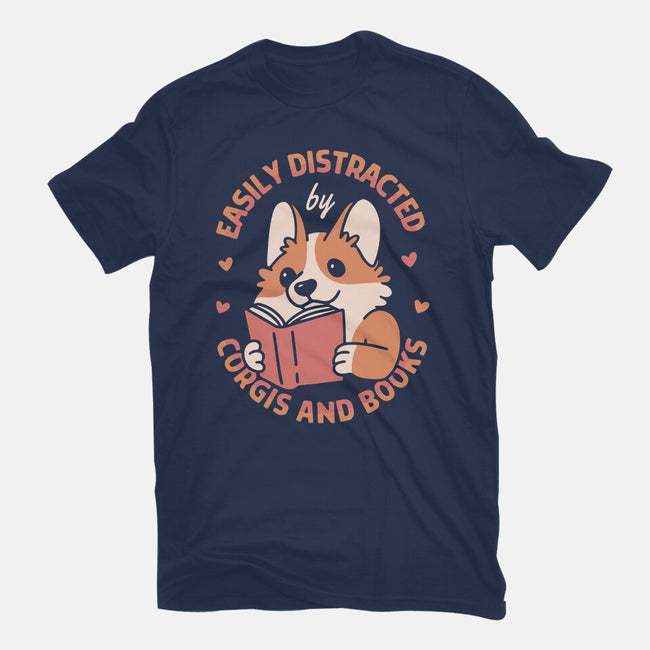 Easily Distracted-Womens-Fitted-Tee-brunopires