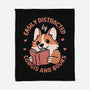 Easily Distracted-None-Fleece-Blanket-brunopires