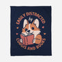 Easily Distracted-None-Fleece-Blanket-brunopires