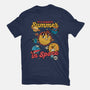 Summer In Space-Mens-Basic-Tee-Studio Mootant