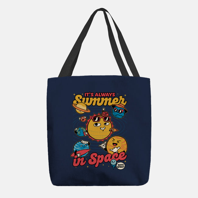Summer In Space-None-Basic Tote-Bag-Studio Mootant