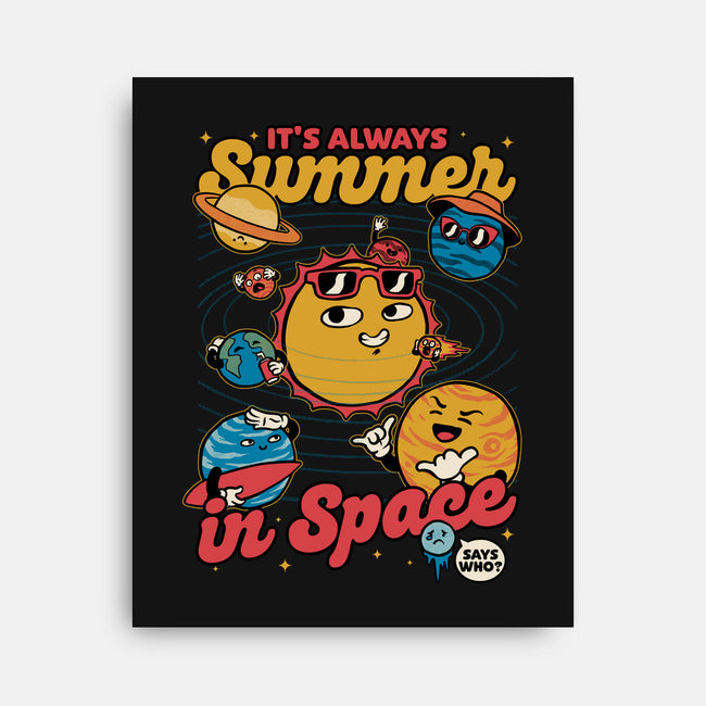 Summer In Space-None-Stretched-Canvas-Studio Mootant