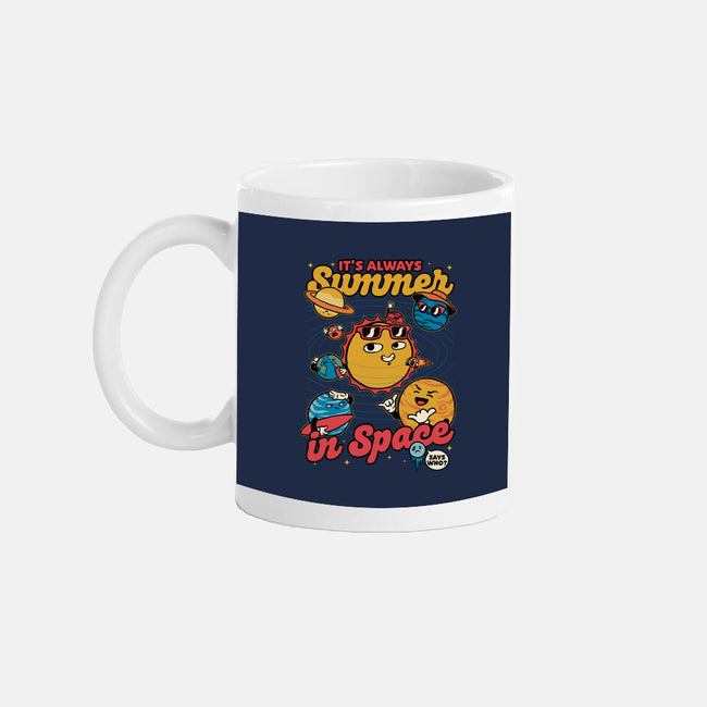 Summer In Space-None-Mug-Drinkware-Studio Mootant