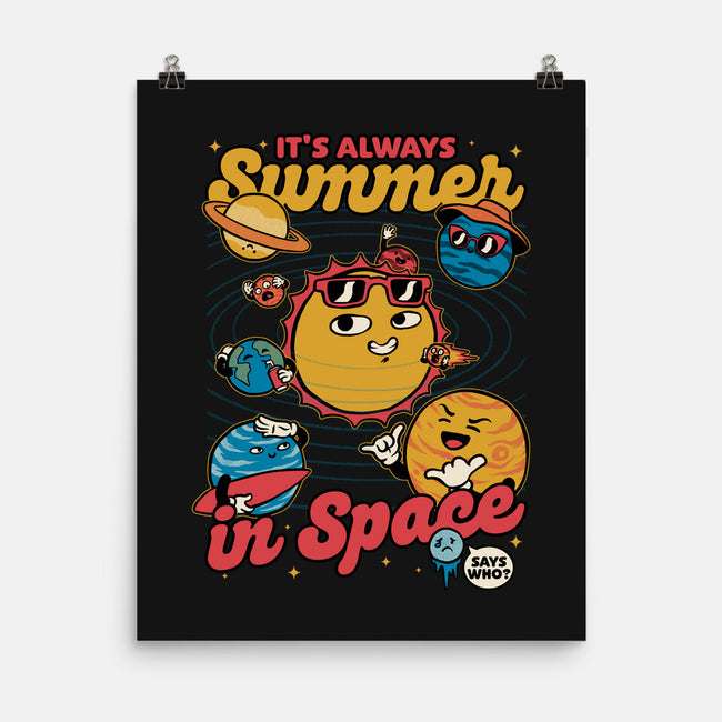 Summer In Space-None-Matte-Poster-Studio Mootant