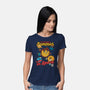 Summer In Space-Womens-Basic-Tee-Studio Mootant