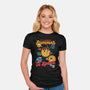 Summer In Space-Womens-Fitted-Tee-Studio Mootant