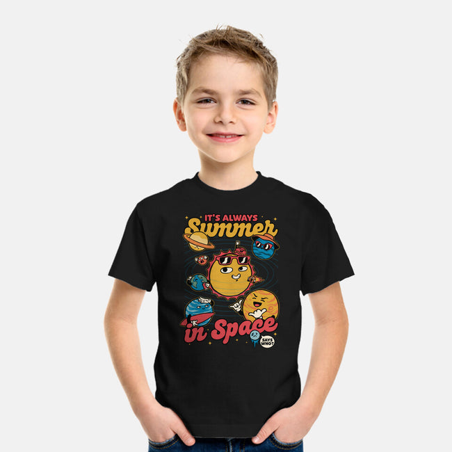 Summer In Space-Youth-Basic-Tee-Studio Mootant