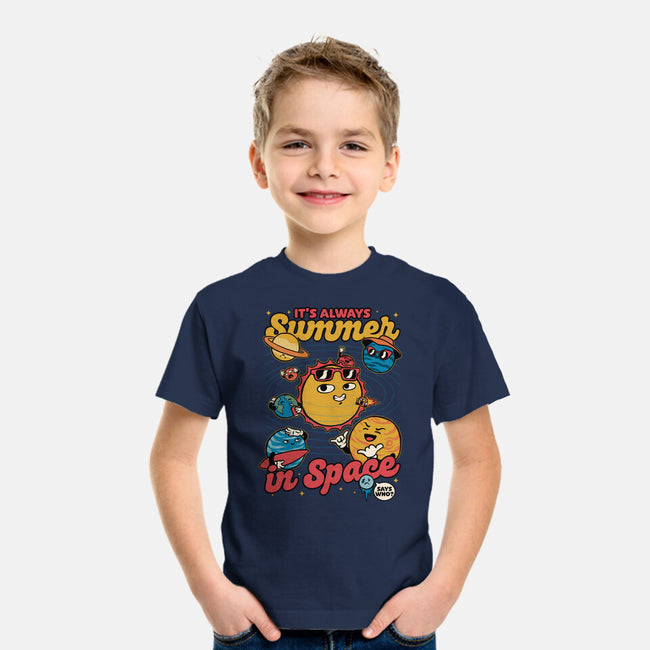 Summer In Space-Youth-Basic-Tee-Studio Mootant