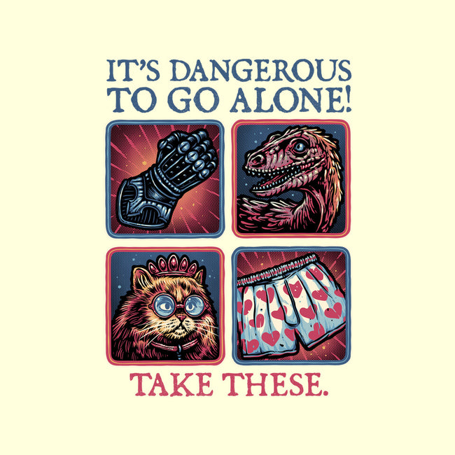 Danger In The Dungeon-Unisex-Kitchen-Apron-glitchygorilla