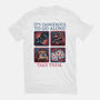 Danger In The Dungeon-Womens-Basic-Tee-glitchygorilla