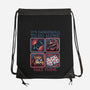 Danger In The Dungeon-None-Drawstring-Bag-glitchygorilla