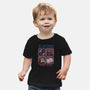 Danger In The Dungeon-Baby-Basic-Tee-glitchygorilla