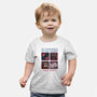 Danger In The Dungeon-Baby-Basic-Tee-glitchygorilla