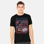Danger In The Dungeon-Mens-Heavyweight-Tee-glitchygorilla