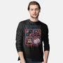 Danger In The Dungeon-Mens-Long Sleeved-Tee-glitchygorilla