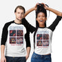 Danger In The Dungeon-Unisex-Baseball-Tee-glitchygorilla