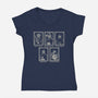 Knights Of The Round Table-Womens-V-Neck-Tee-piercek26