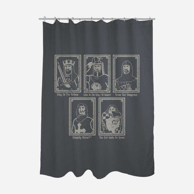 Knights Of The Round Table-None-Polyester-Shower Curtain-piercek26