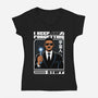 Forget Alien Movie-Womens-V-Neck-Tee-Studio Mootant