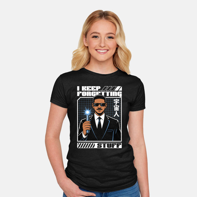 Forget Alien Movie-Womens-Fitted-Tee-Studio Mootant
