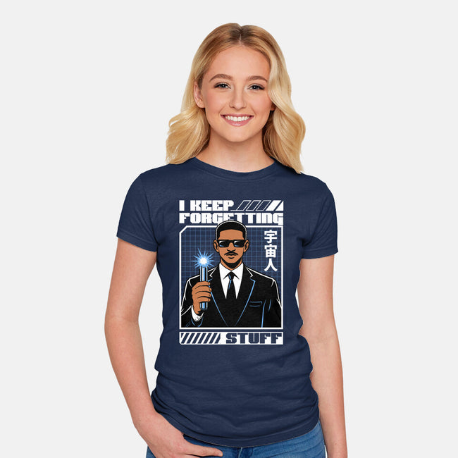 Forget Alien Movie-Womens-Fitted-Tee-Studio Mootant