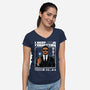 Forget Alien Movie-Womens-V-Neck-Tee-Studio Mootant
