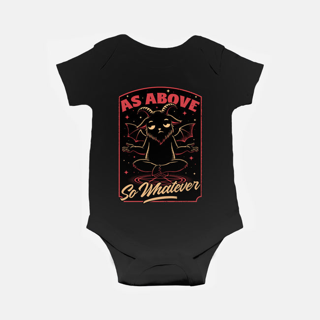 Baphomet Whatever Funny-Baby-Basic-Onesie-Studio Mootant