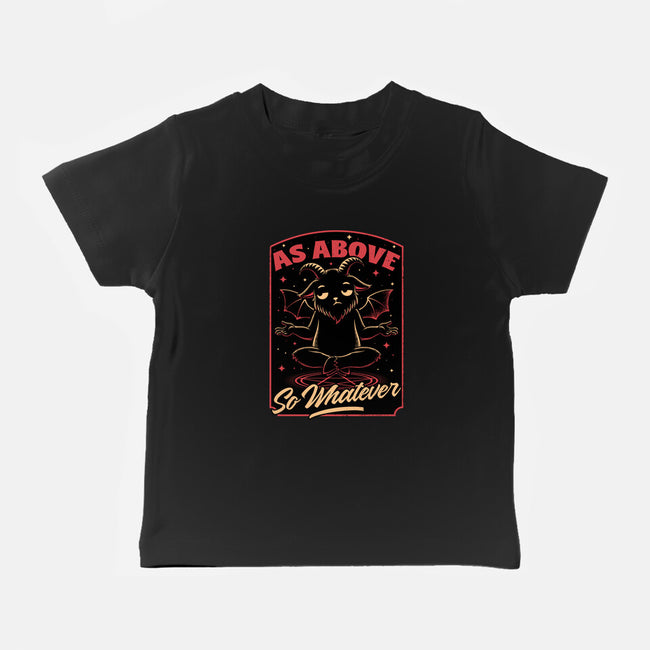 Baphomet Whatever Funny-Baby-Basic-Tee-Studio Mootant