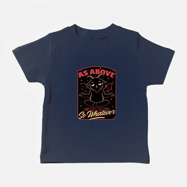 Baphomet Whatever Funny-Baby-Basic-Tee-Studio Mootant