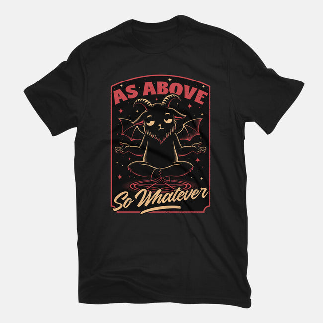 Baphomet Whatever Funny-Mens-Premium-Tee-Studio Mootant
