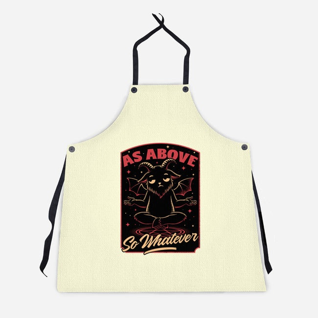 Baphomet Whatever Funny-Unisex-Kitchen-Apron-Studio Mootant