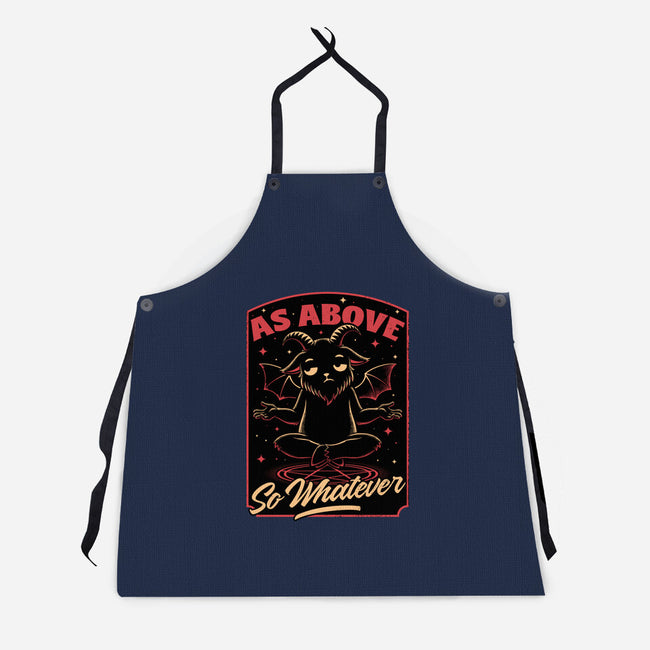 Baphomet Whatever Funny-Unisex-Kitchen-Apron-Studio Mootant