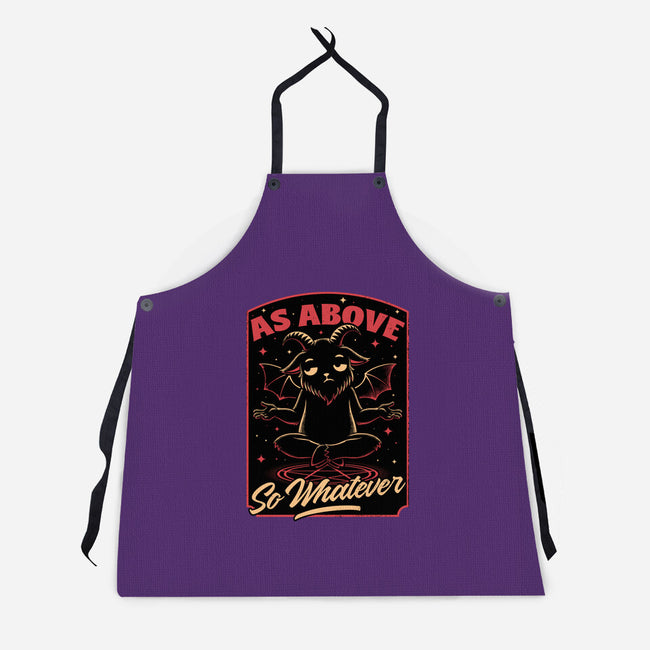 Baphomet Whatever Funny-Unisex-Kitchen-Apron-Studio Mootant