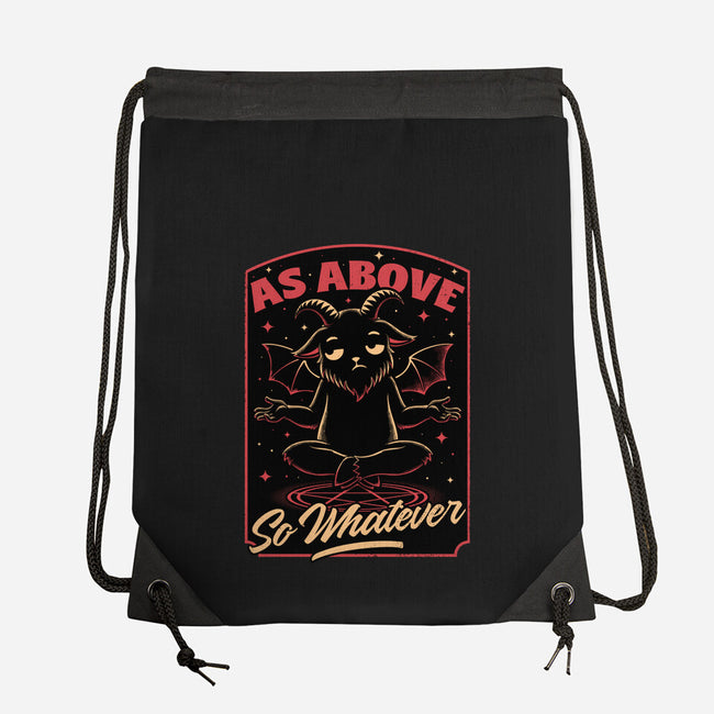 Baphomet Whatever Funny-None-Drawstring-Bag-Studio Mootant