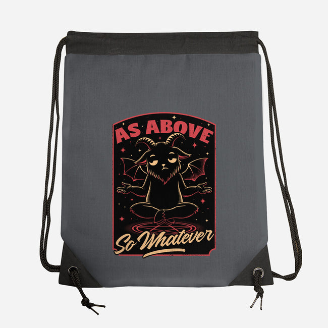 Baphomet Whatever Funny-None-Drawstring-Bag-Studio Mootant