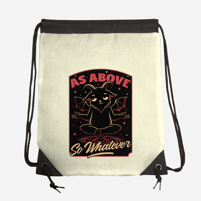 Baphomet Whatever Funny-None-Drawstring-Bag-Studio Mootant