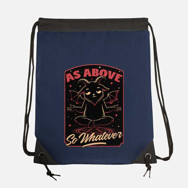 Baphomet Whatever Funny-None-Drawstring-Bag-Studio Mootant