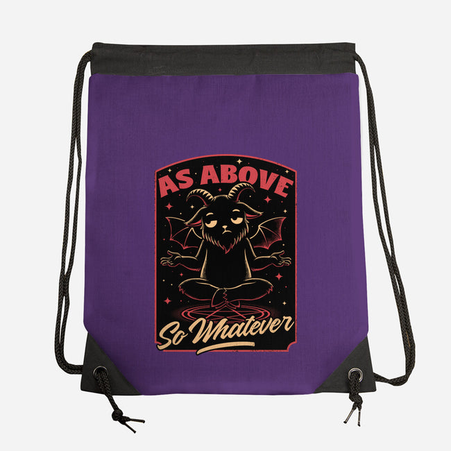 Baphomet Whatever Funny-None-Drawstring-Bag-Studio Mootant