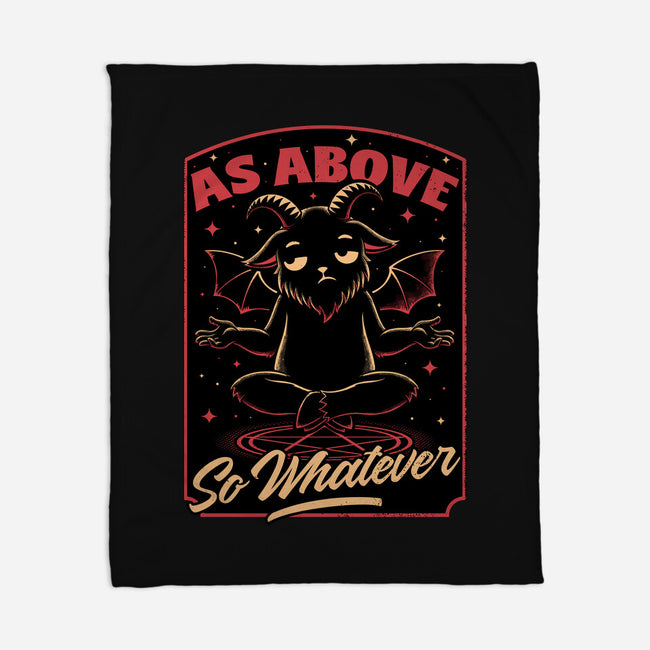 Baphomet Whatever Funny-None-Fleece-Blanket-Studio Mootant