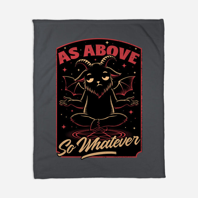 Baphomet Whatever Funny-None-Fleece-Blanket-Studio Mootant