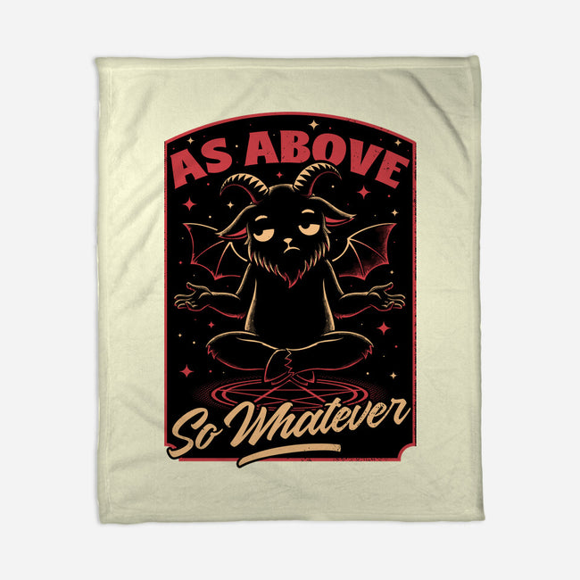 Baphomet Whatever Funny-None-Fleece-Blanket-Studio Mootant