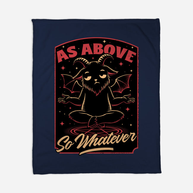 Baphomet Whatever Funny-None-Fleece-Blanket-Studio Mootant