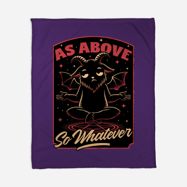 Baphomet Whatever Funny-None-Fleece-Blanket-Studio Mootant