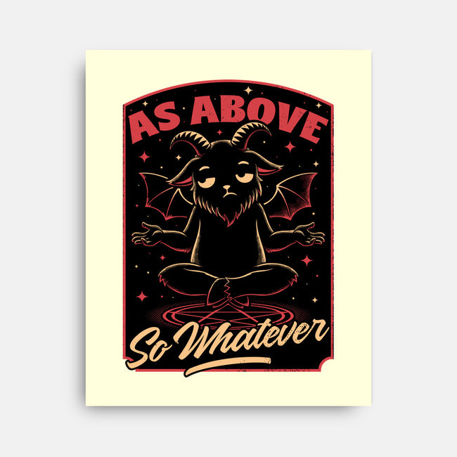 Baphomet Whatever Funny-None-Stretched-Canvas-Studio Mootant