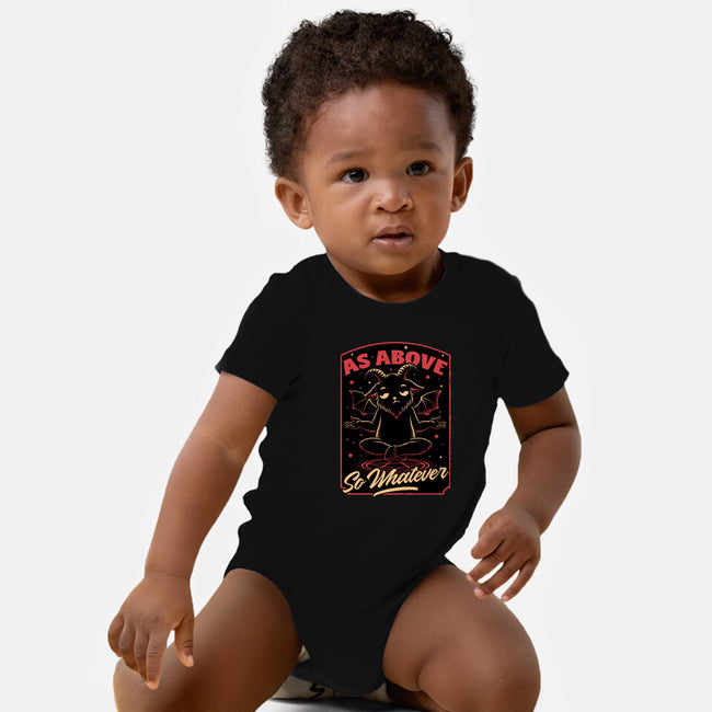 Baphomet Whatever Funny-Baby-Basic-Onesie-Studio Mootant