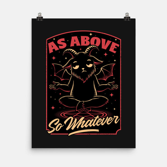 Baphomet Whatever Funny-None-Matte-Poster-Studio Mootant