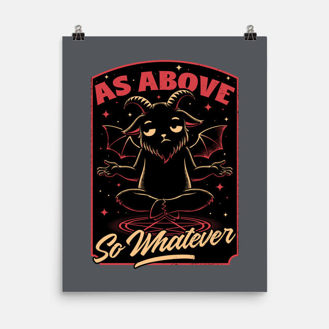 Baphomet Whatever Funny-None-Matte-Poster-Studio Mootant