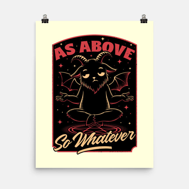 Baphomet Whatever Funny-None-Matte-Poster-Studio Mootant