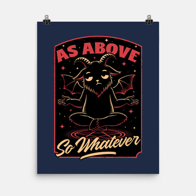 Baphomet Whatever Funny-None-Matte-Poster-Studio Mootant