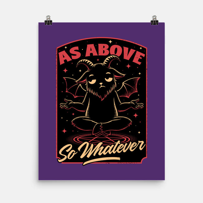 Baphomet Whatever Funny-None-Matte-Poster-Studio Mootant